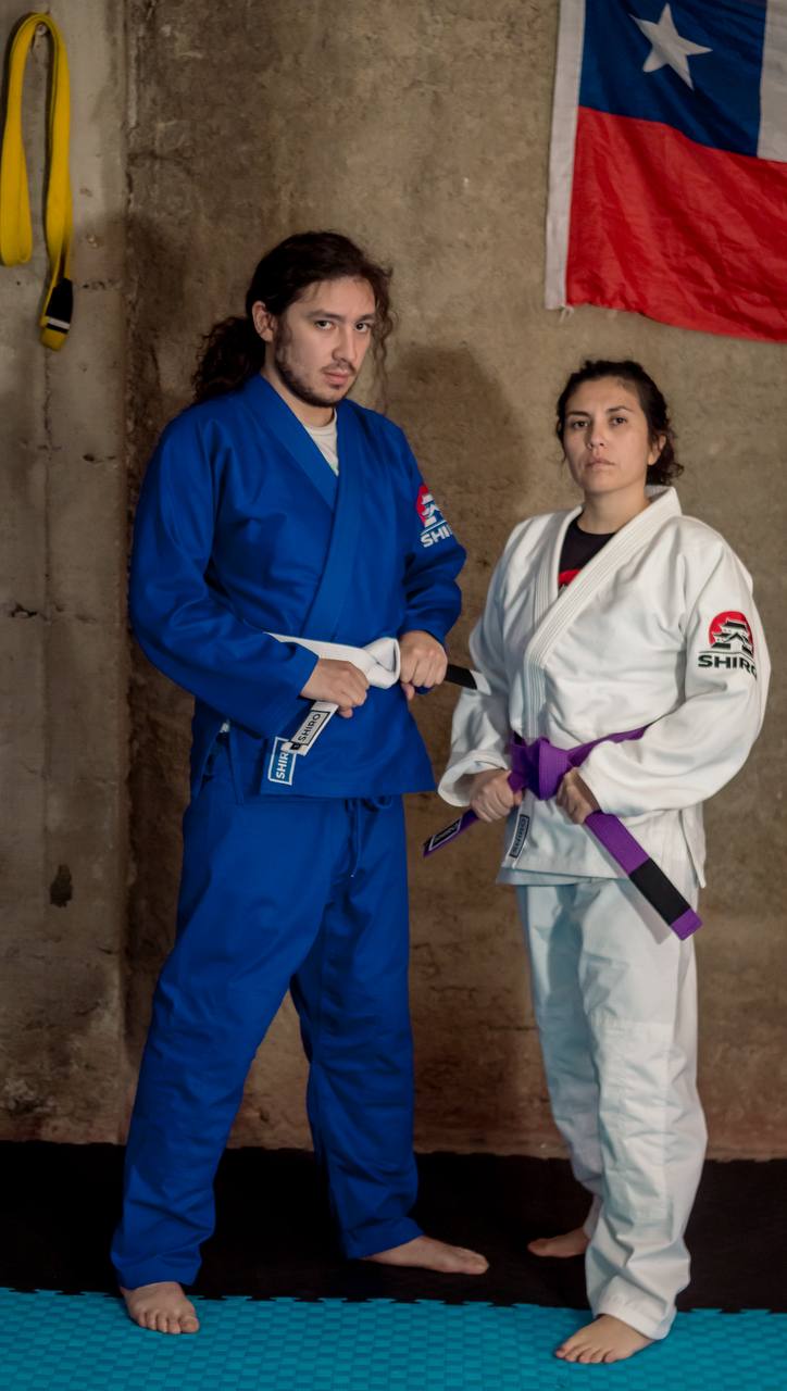 Shiro Gi Azul y Blanco parejas